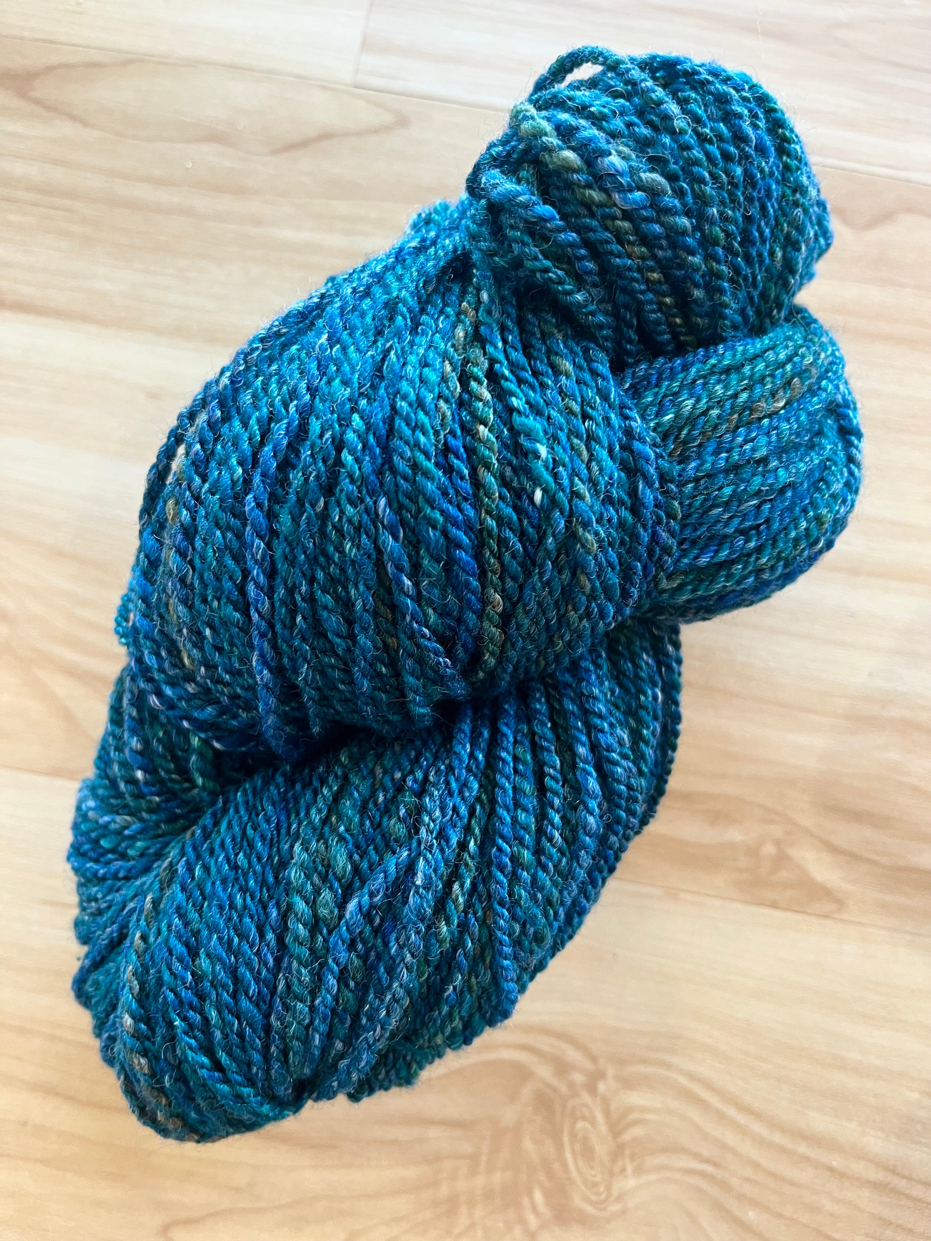 Handspun yarn from Cherry Creek Yarns