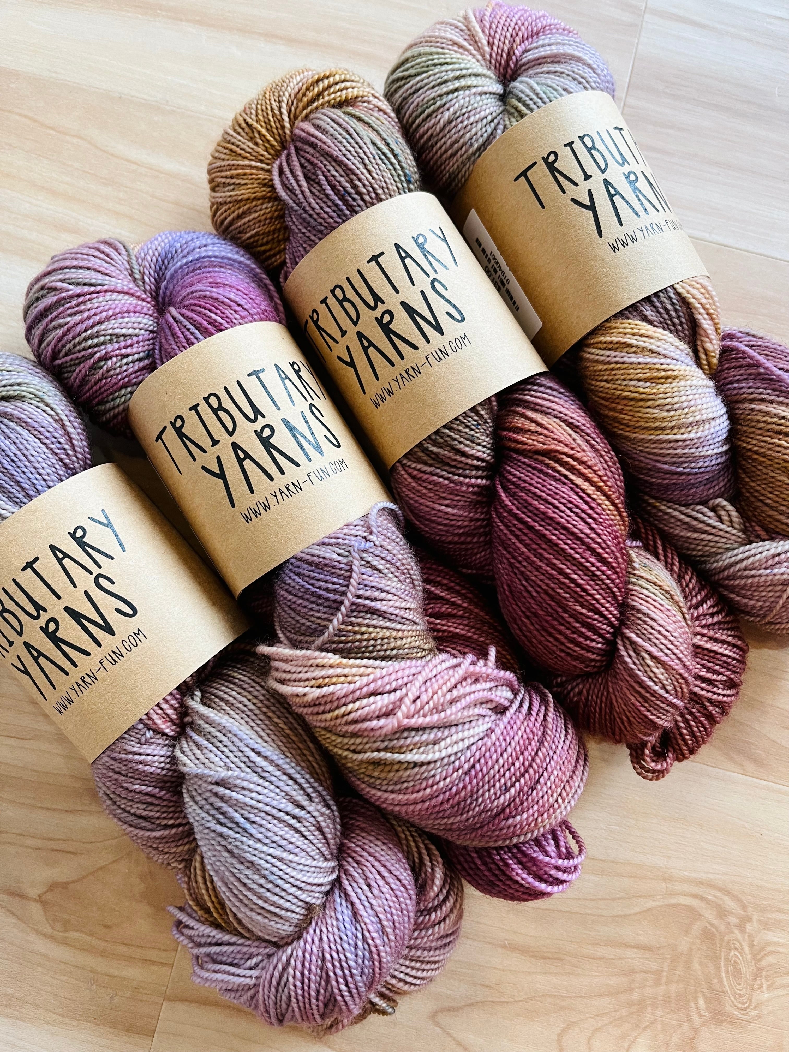 Tributary Color of the Month yarn