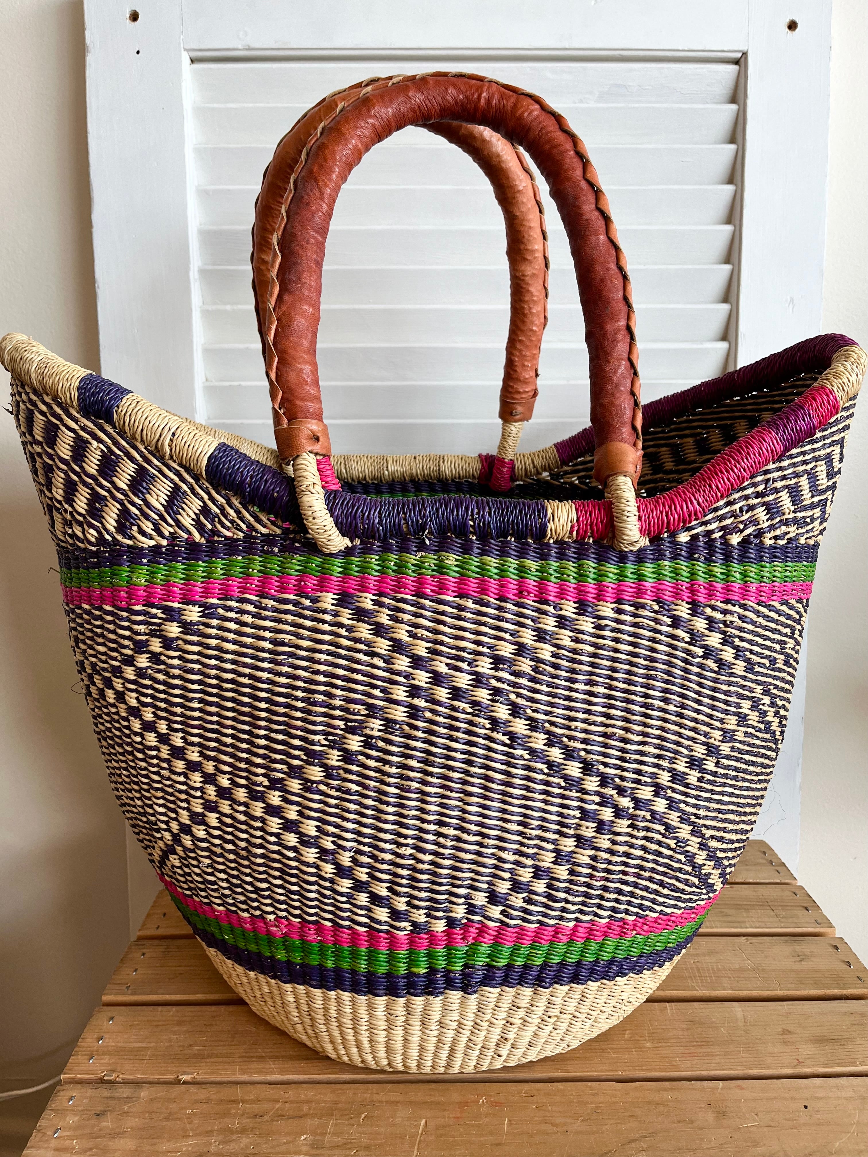 U-Shopper basket with handles