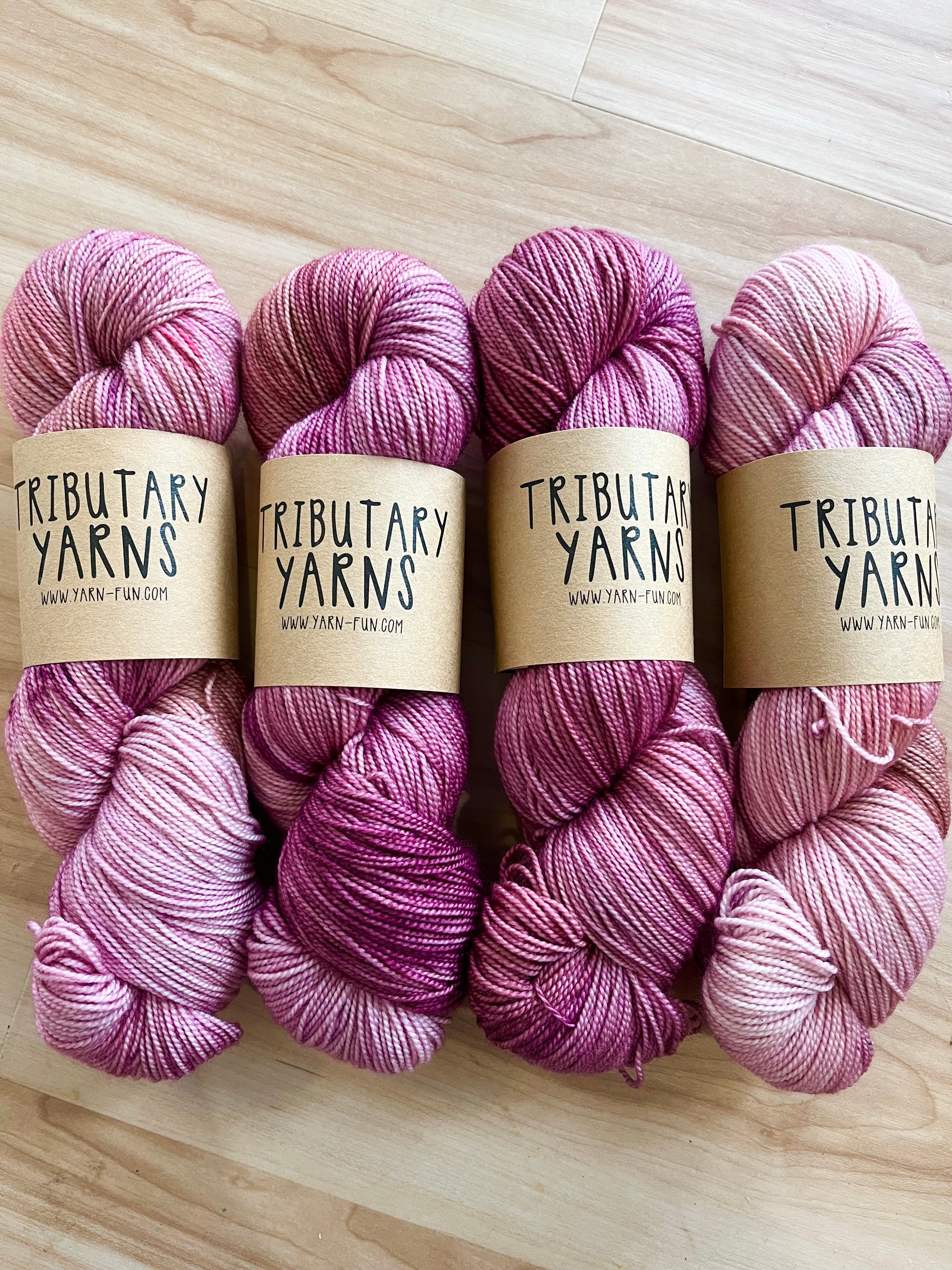 Tributary Color of the Month yarn