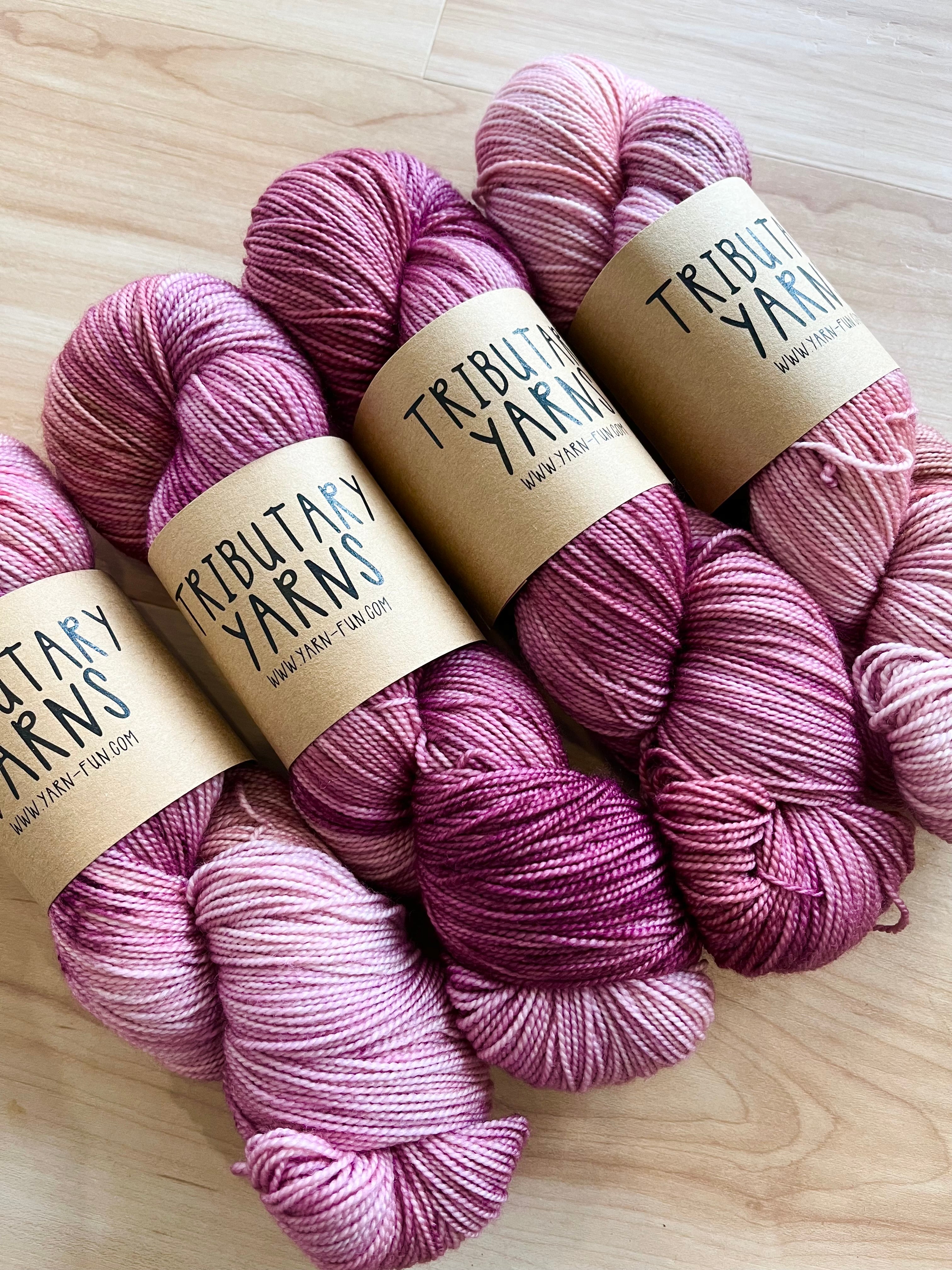 Tributary Color of the Month yarn