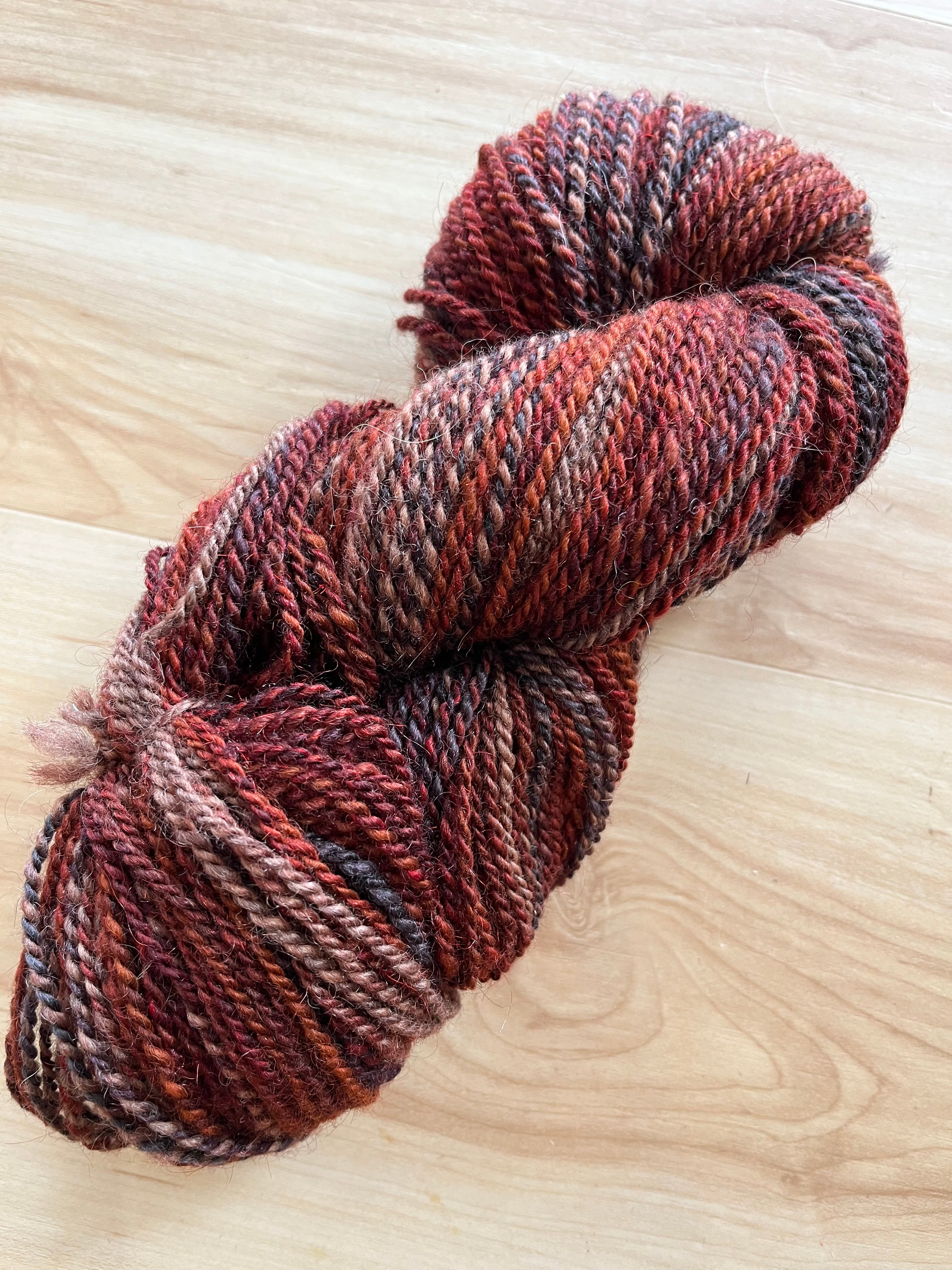 Handspun yarn from Cherry Creek Yarns