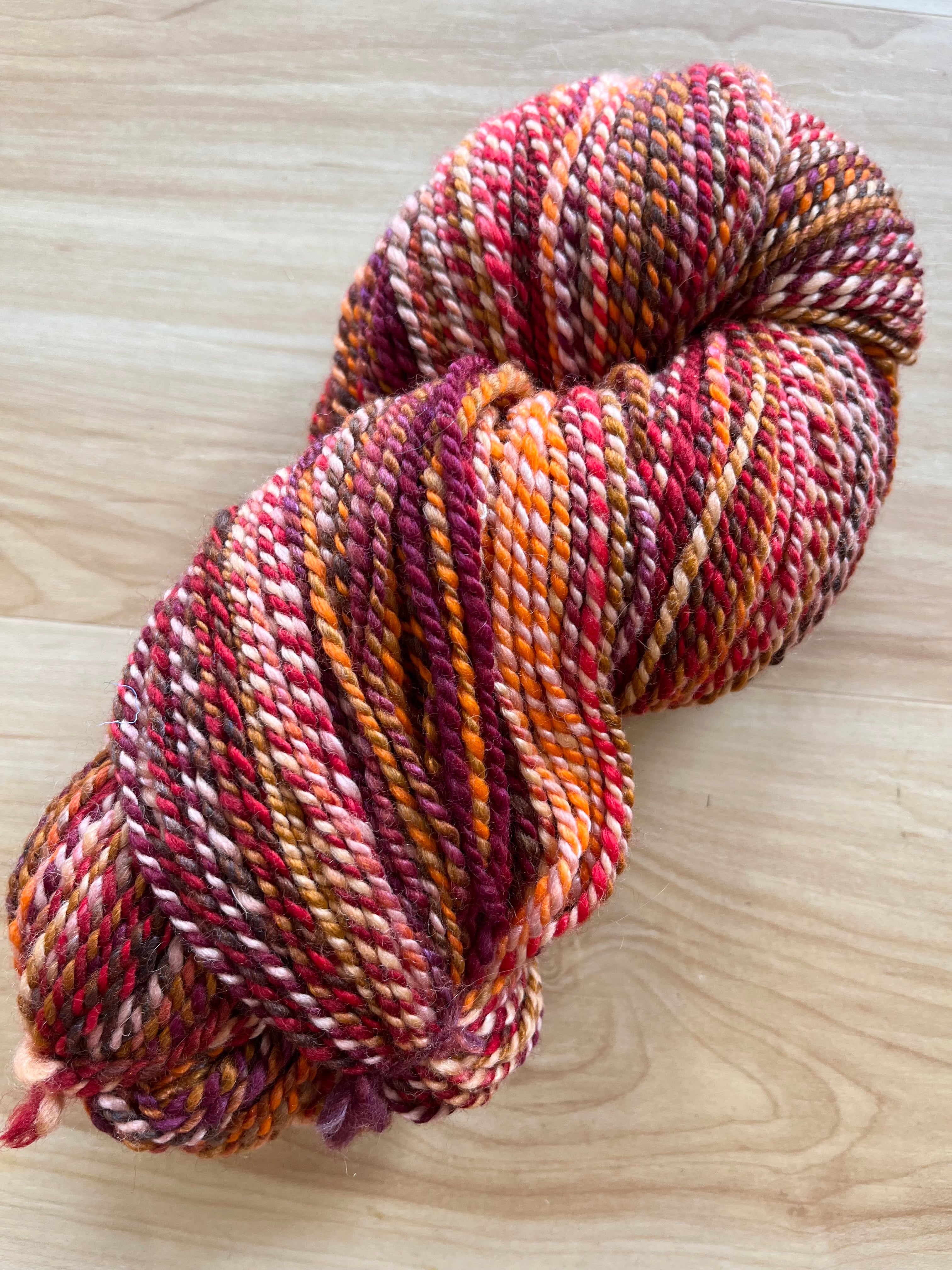 Handspun yarn from Cherry Creek Yarns