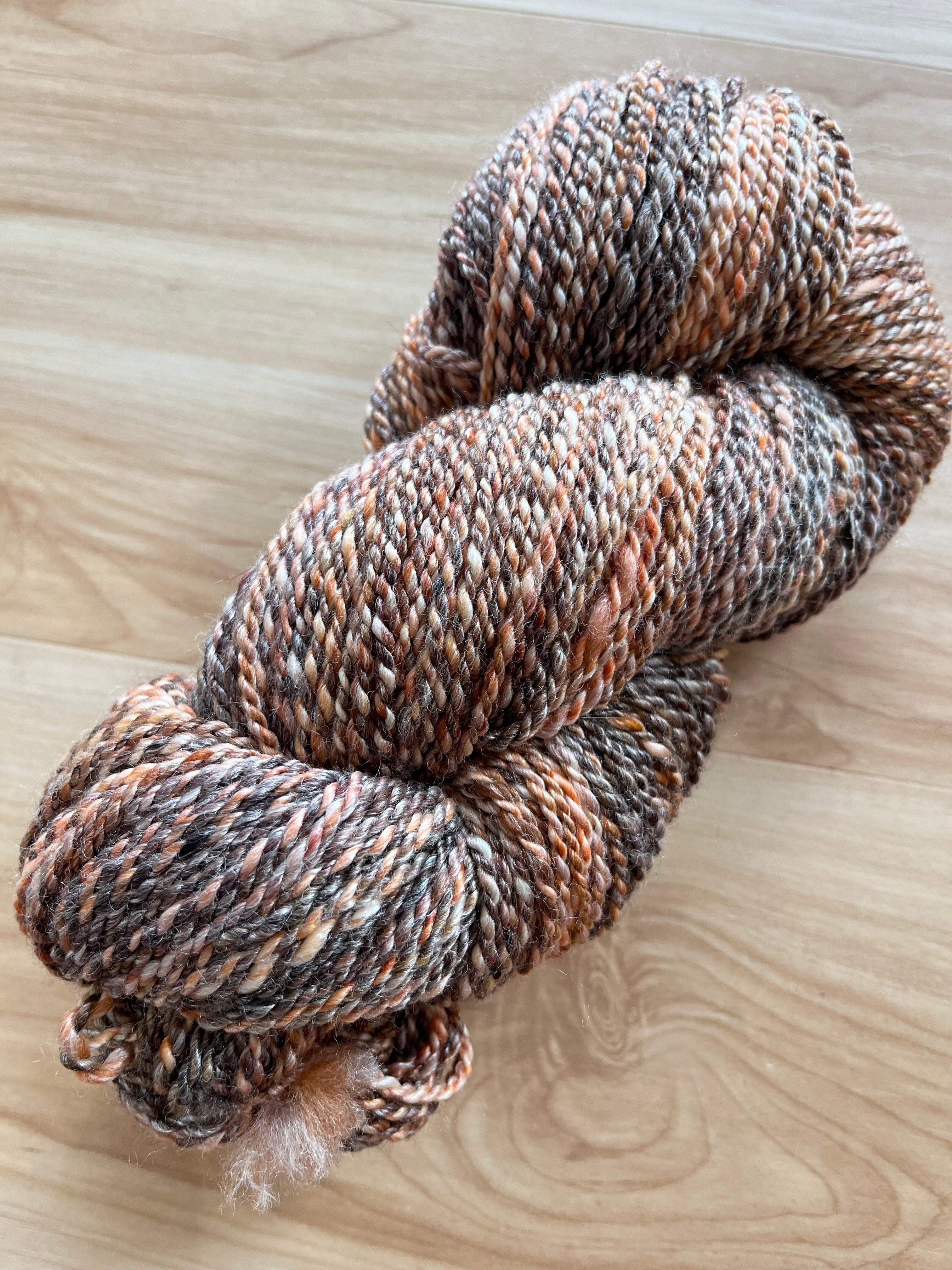 Handspun yarn from Cherry Creek Yarns