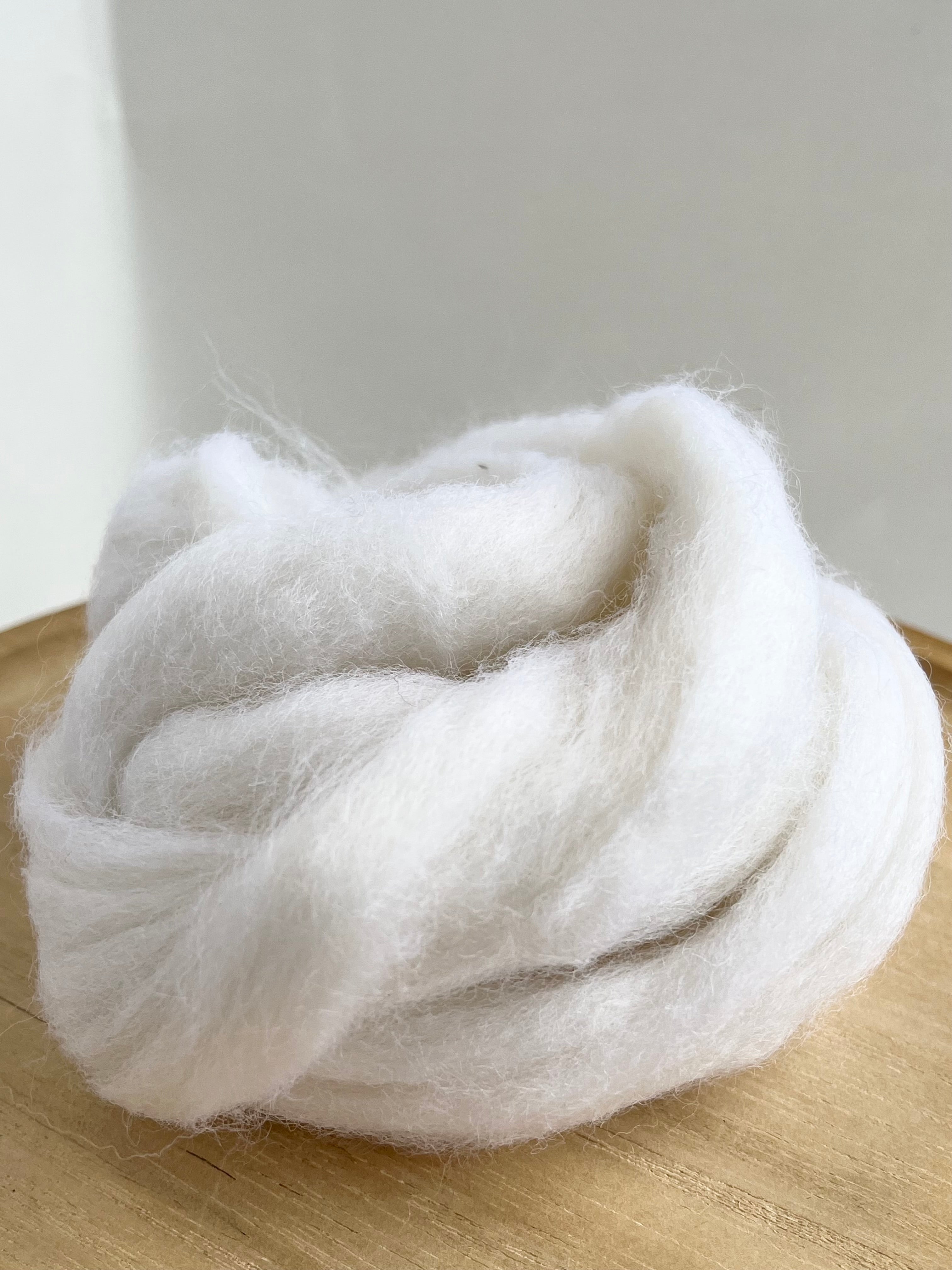 Maori Carded Wool Sliver