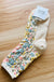 Blooming Garden - Cream - Women's Crew Sock