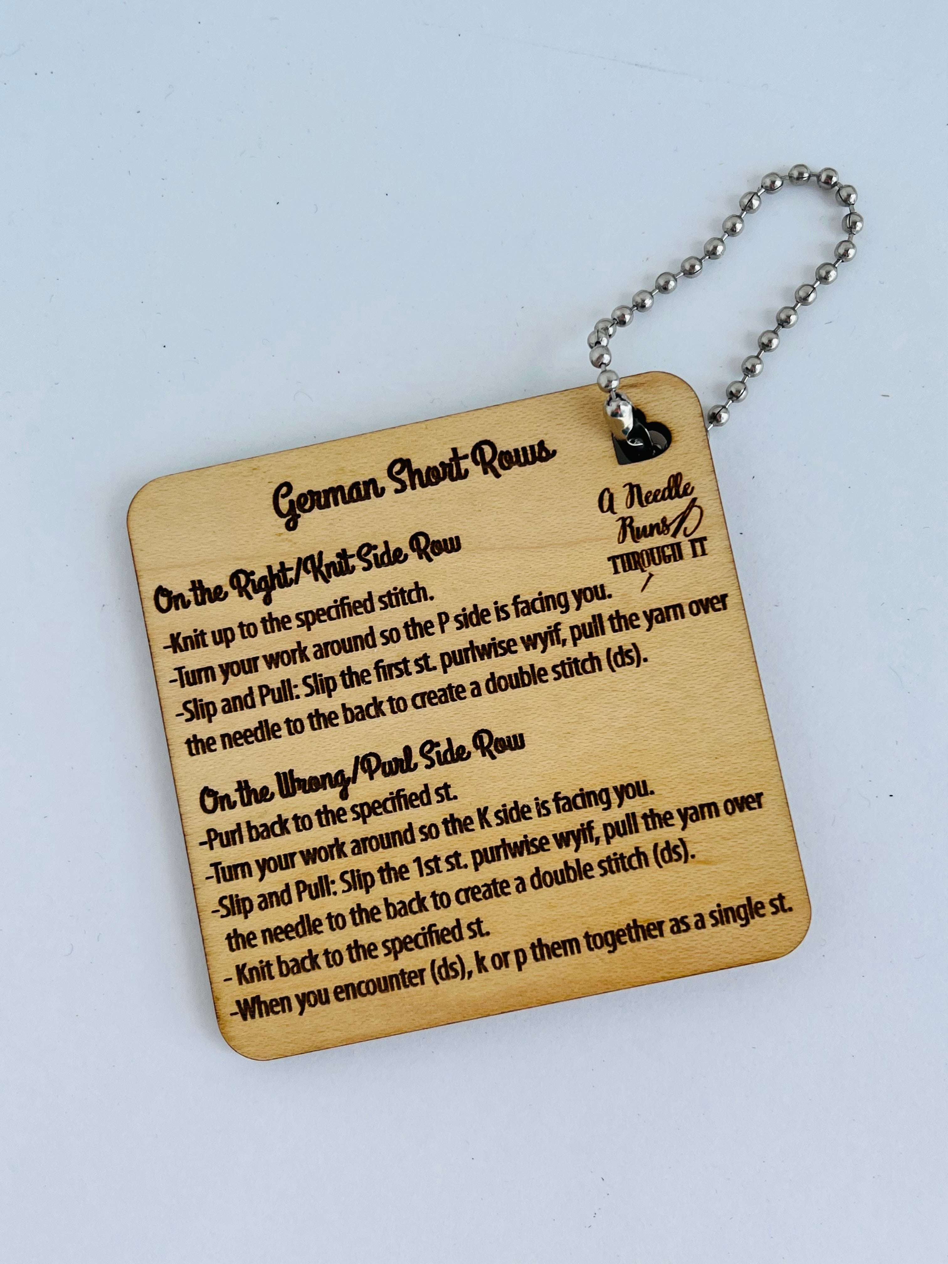 Helpful Tags from A Needle Runs Through It