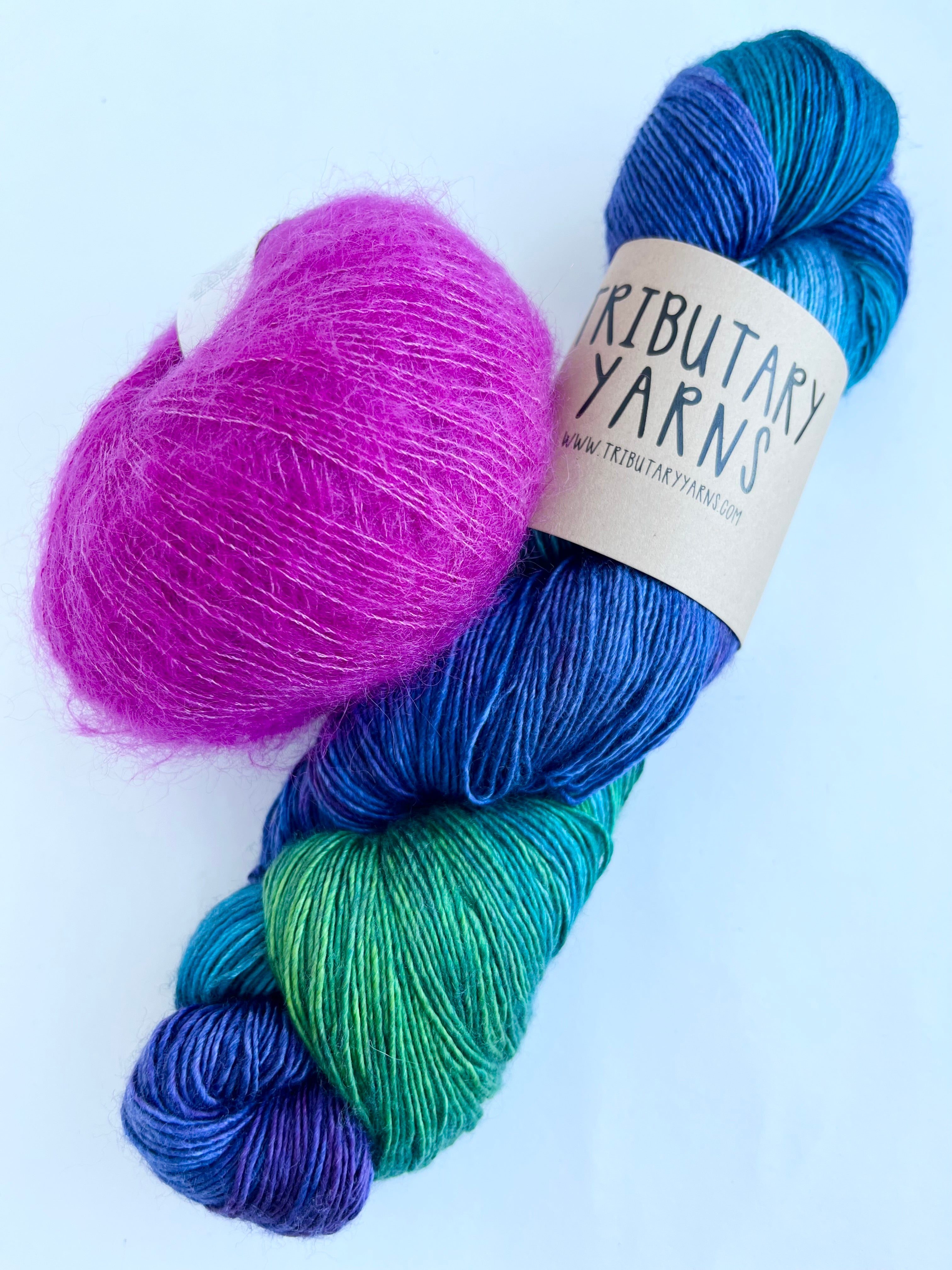 Tiny Windows Shawl kit from Sweet Shop Patterns