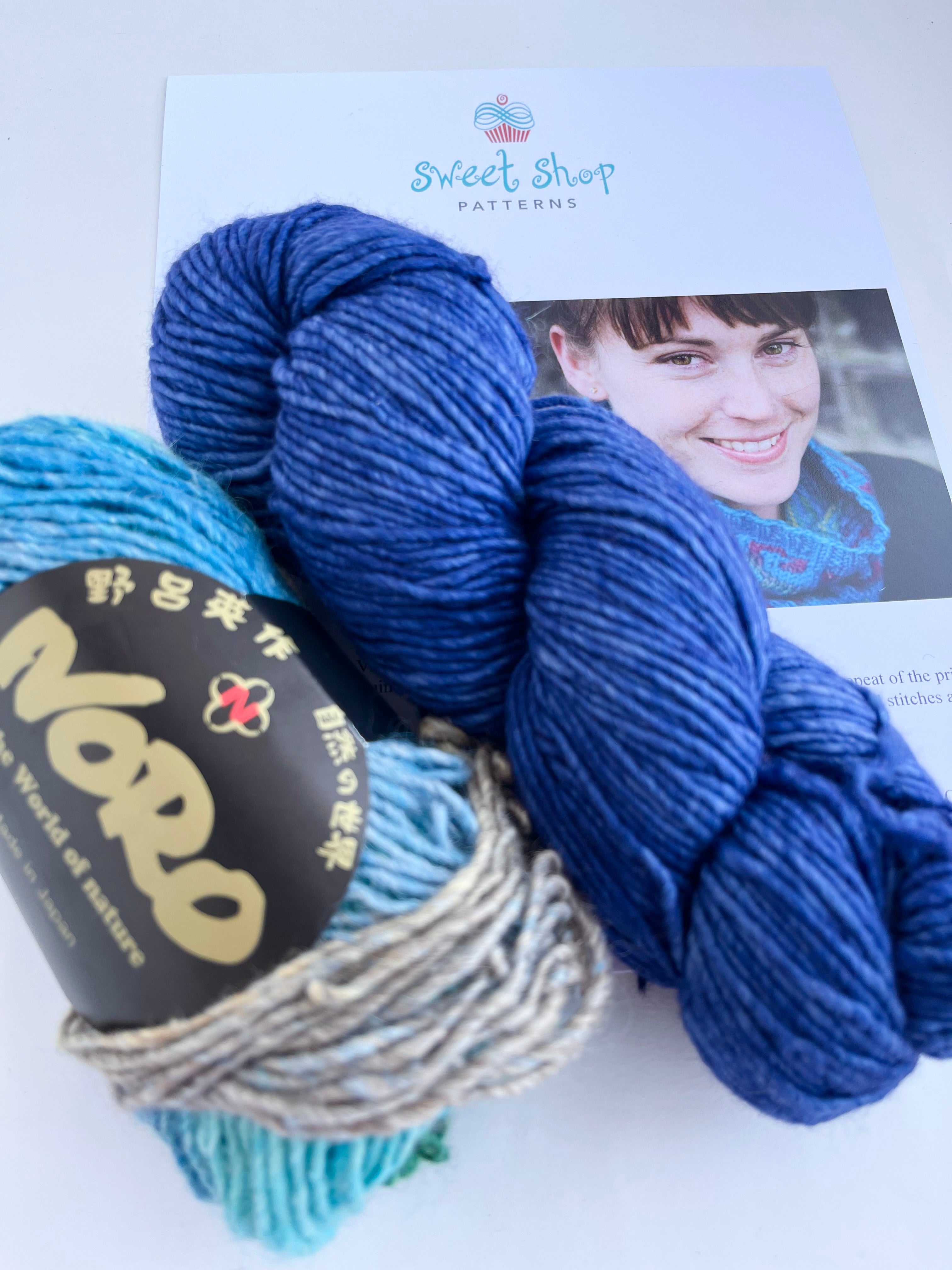 Fretwork Cowl kit from Sweet Shop Patterns