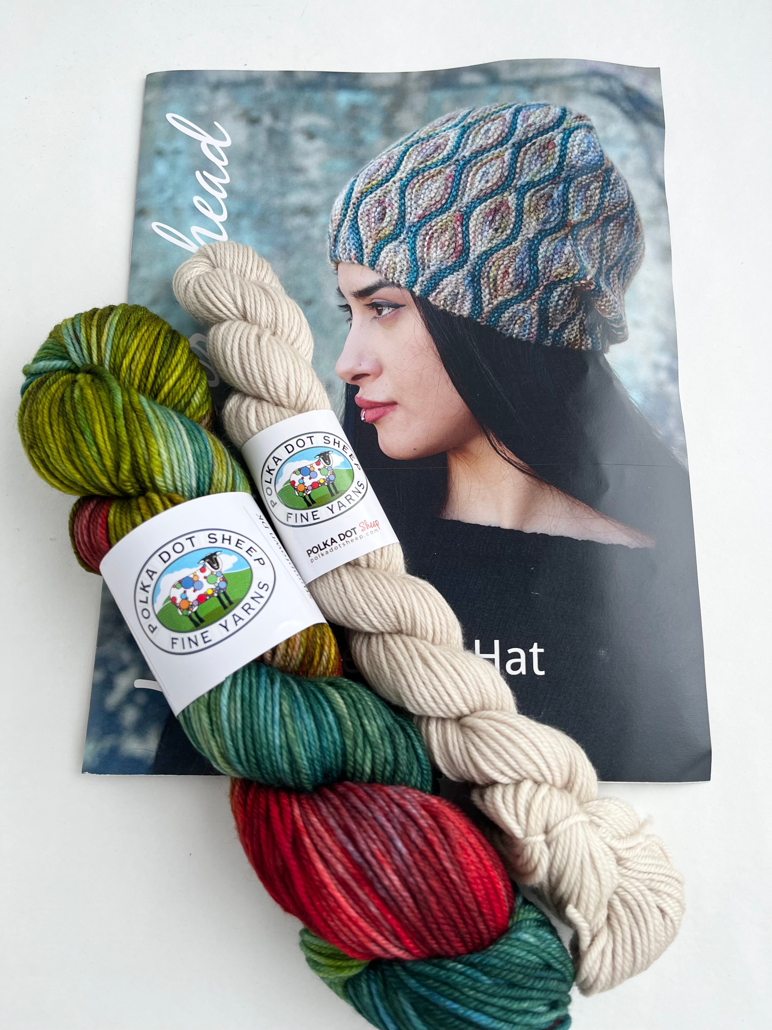 Macaw/Dusty Road - Rhinebeck Hat kit