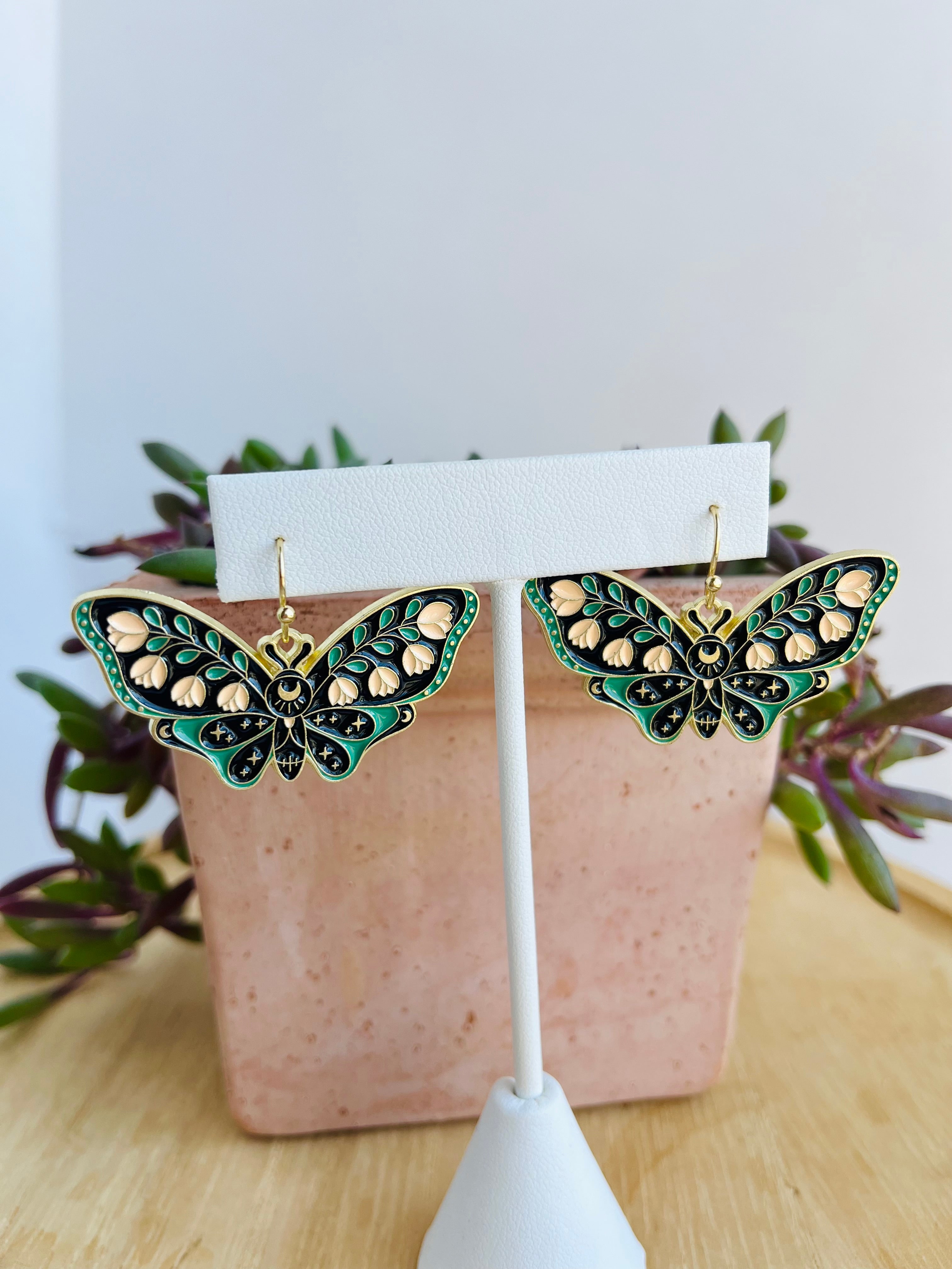 Enamel Earrings