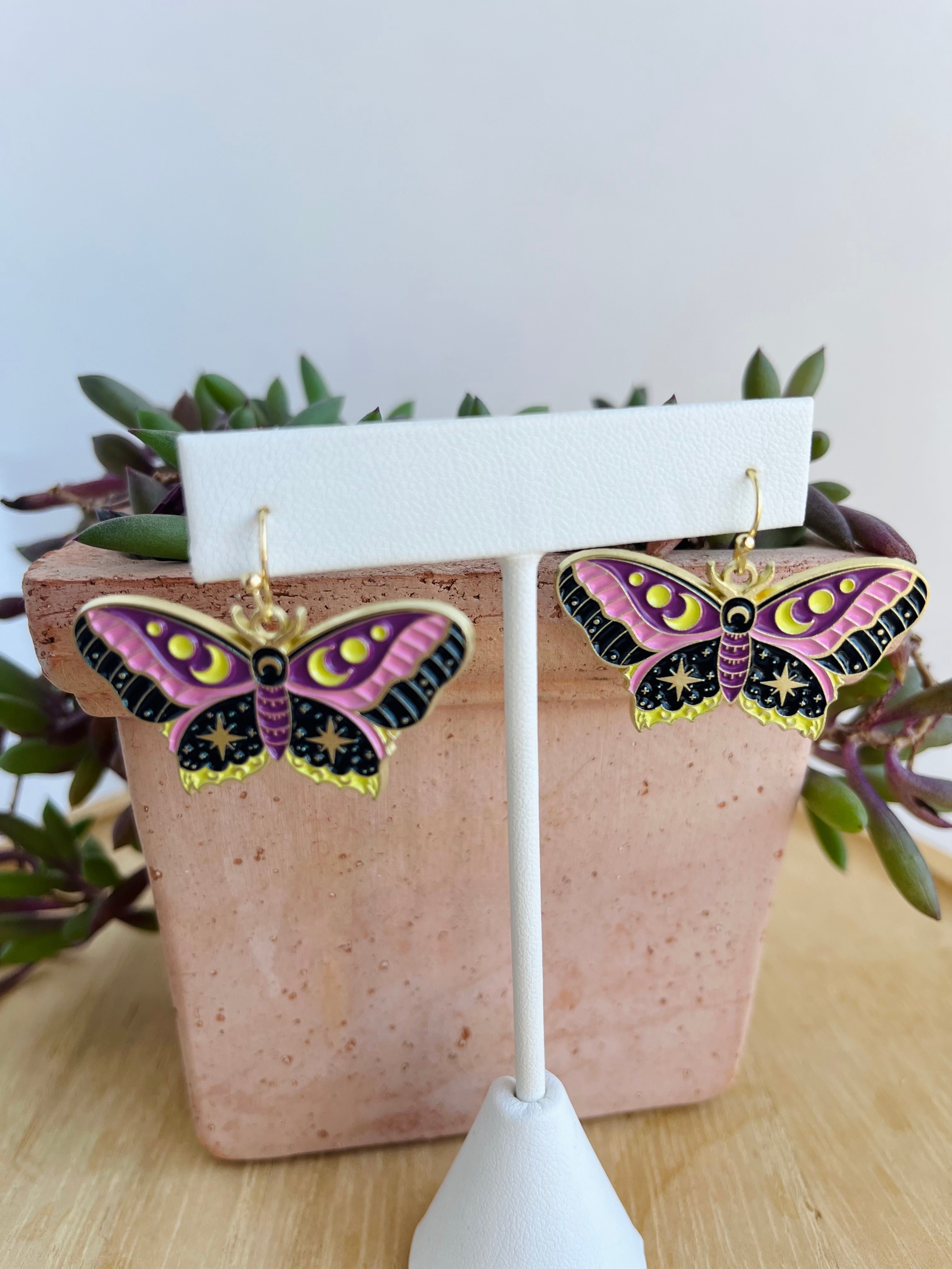 Enamel Earrings