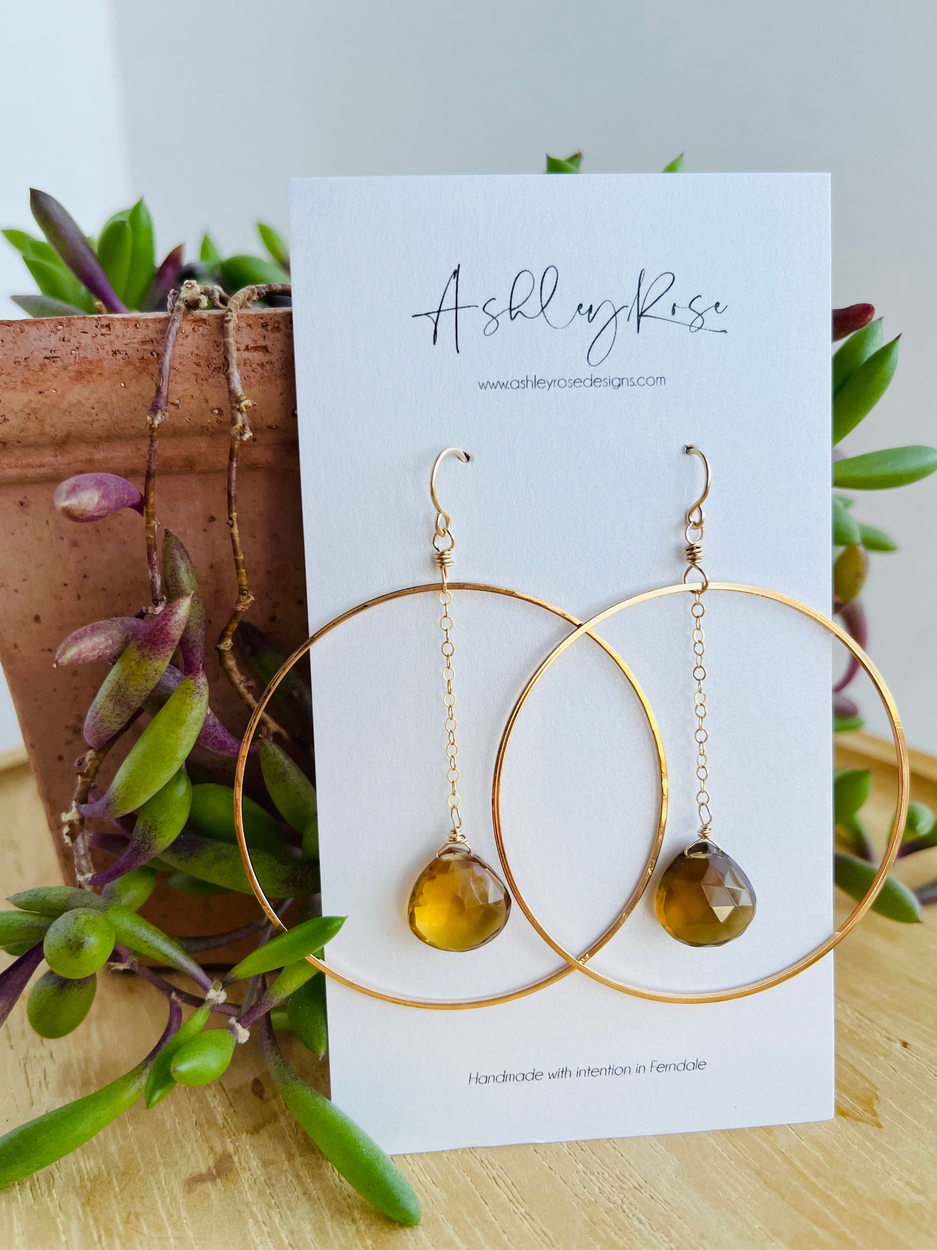 Baryon - Honey Quartz - gold