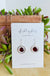 Petal - Red Quartz - silver
