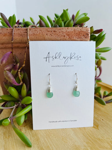 Mini Morsel - Aventurine - silver