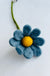 Felt Flowers - Anemone Blue