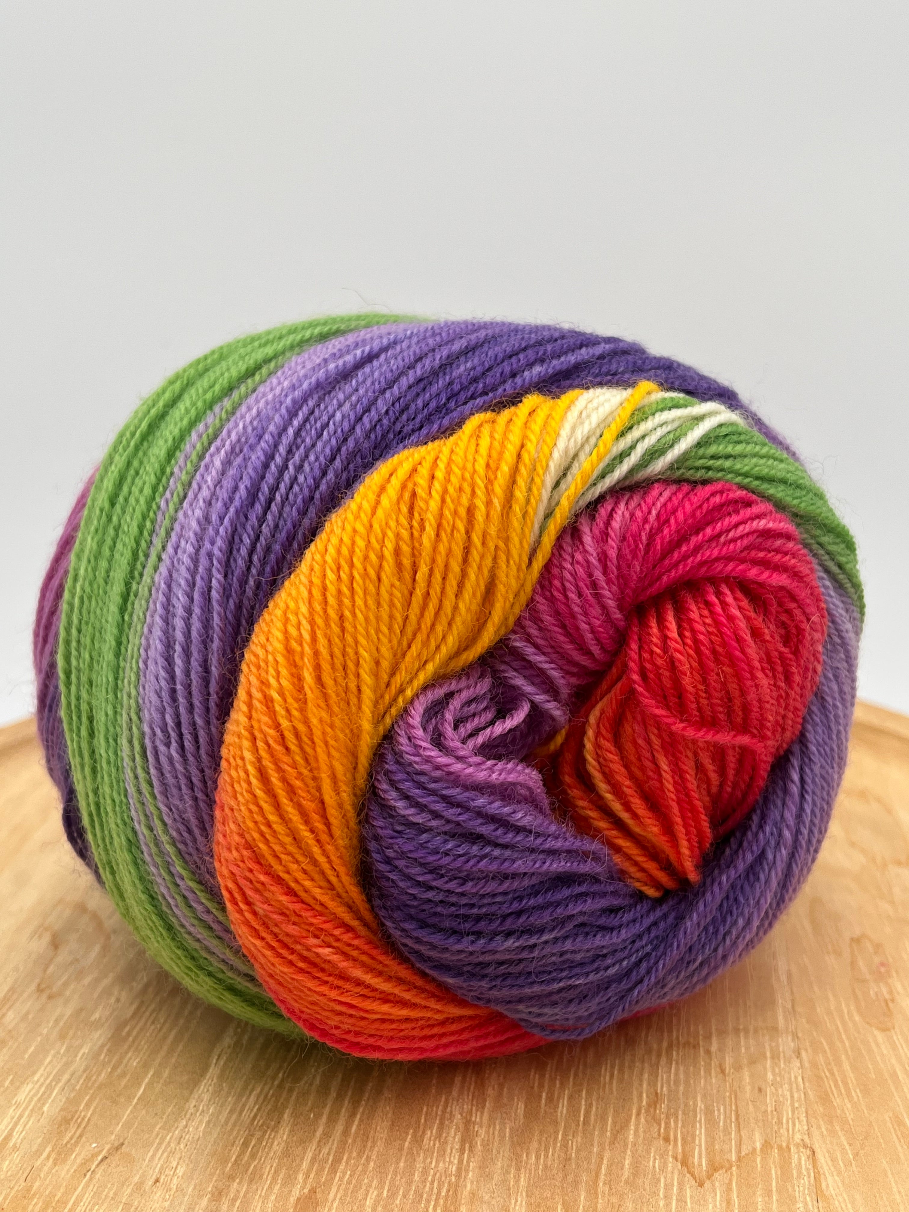 11 Yellow/pink/purple/lime - Harmonious Socks