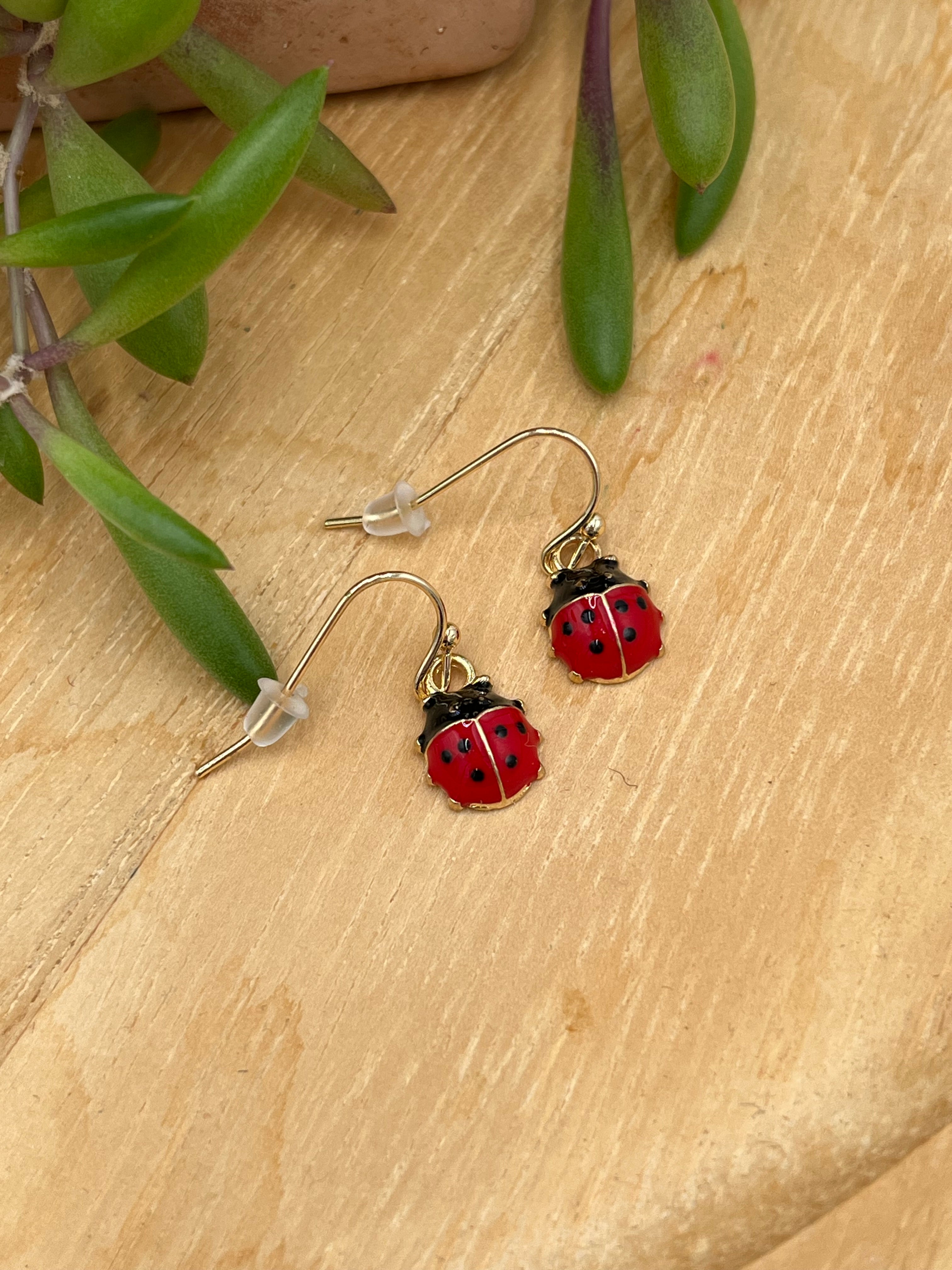 Enamel Earrings