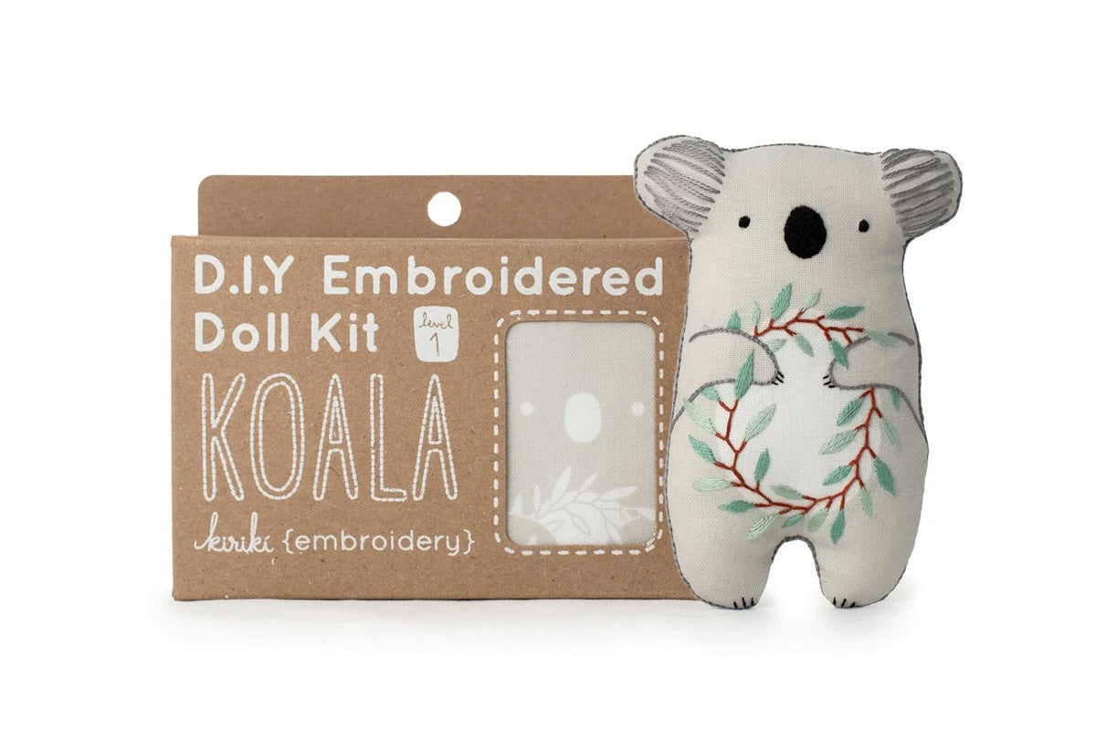 Koala - DIY Embroidered Doll Kit
