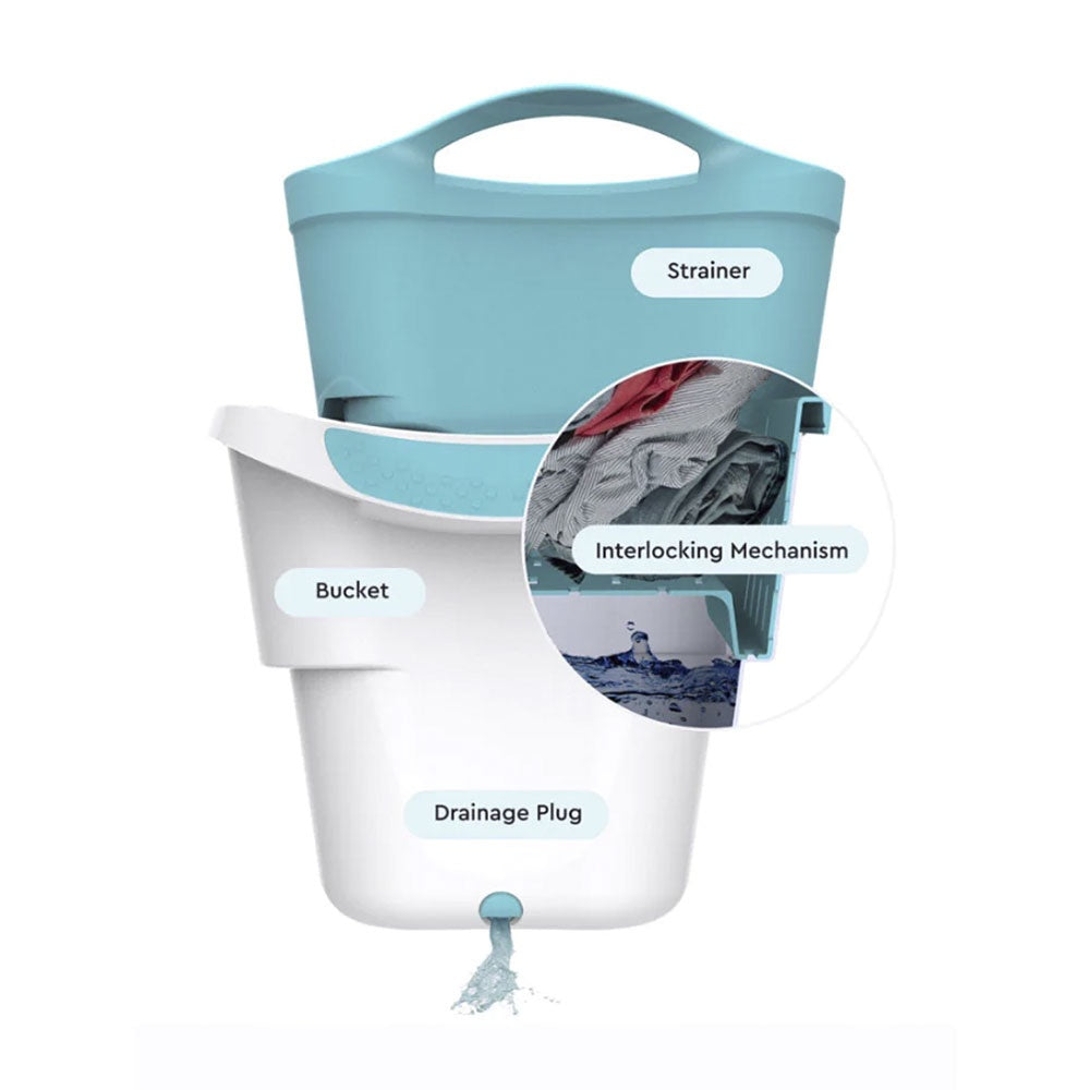 Strucket Tub - Integrated Strainer and Bucket