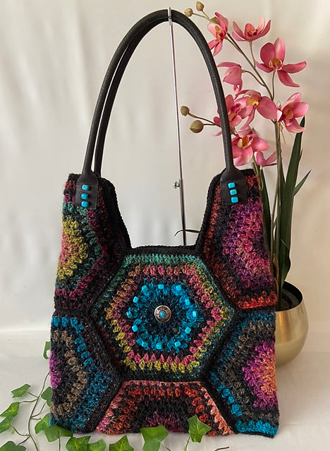 Crocheted Hexagon Bag Class