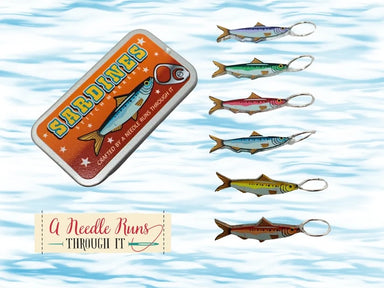 Sardines Tin Stitch Marker Set