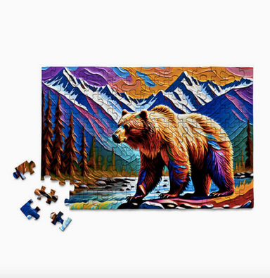 Colorful Bear jigsaw from Micro Puzzles