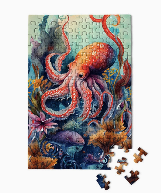 Octopus jigsaw from Micro Puzzles