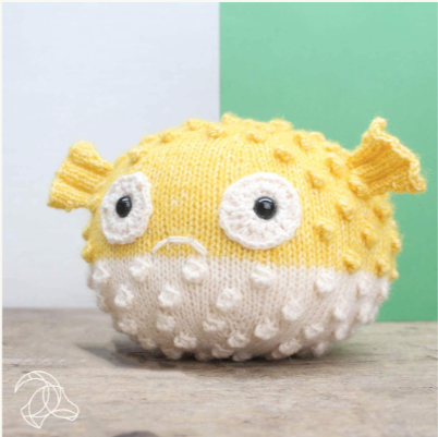 Bart Blowfish - knitting kit