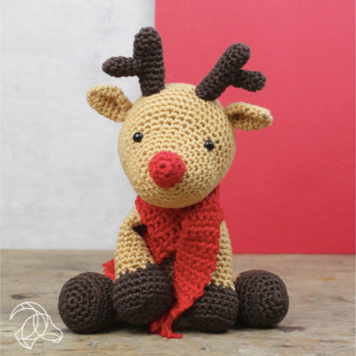 Rudolph Reindeer Amigurumi Crochet Kit