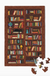 Bookcase mini jigsaw from Micro Puzzles