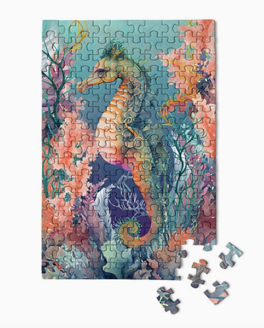 Seahorse jigsaw from Micro Puzzles