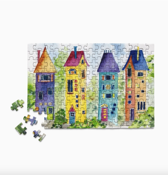 Gnome Homes jigsaw from Micro Puzzles