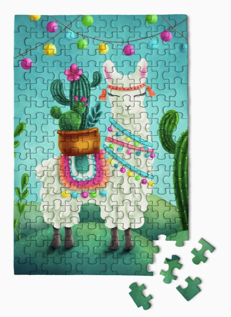 Llama Bama Ding Dong jigsaw from Micro Puzzles