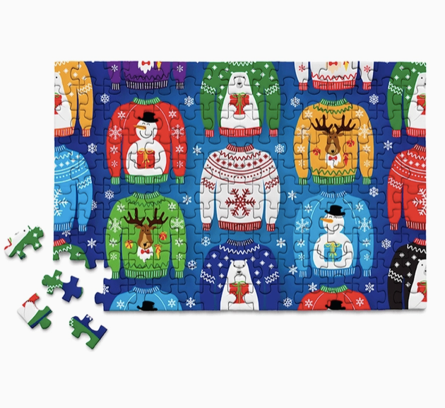 Holiday Sweater Weatha jigsaw from Micro Puzzles