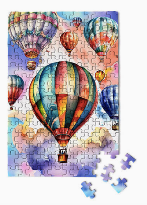 Hot Air Balloons jigsaw from Micro Puzzles