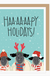 Sheep in scarves - Happy Holidays card box set from Apartment 2