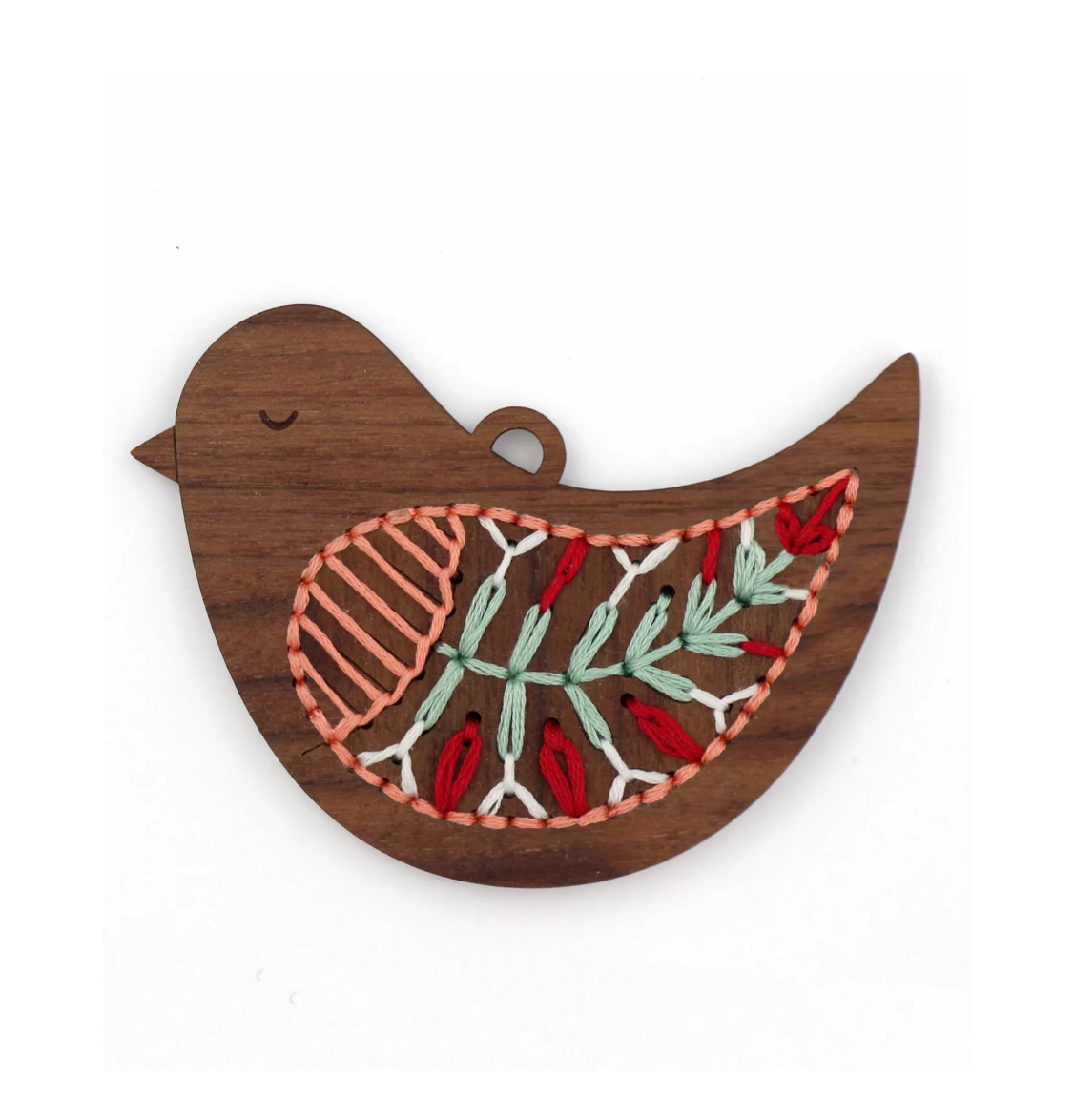 Bird - Embroidered Ornament Kit