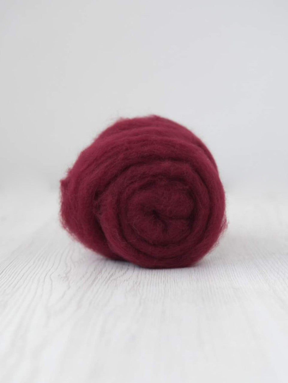 Carded Maori wool roving - Soft Fruit