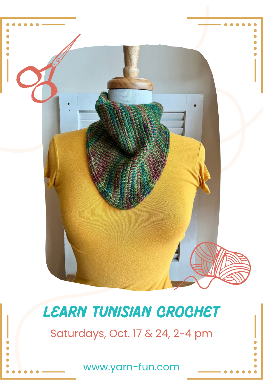 Learn Tunisian Crochet class