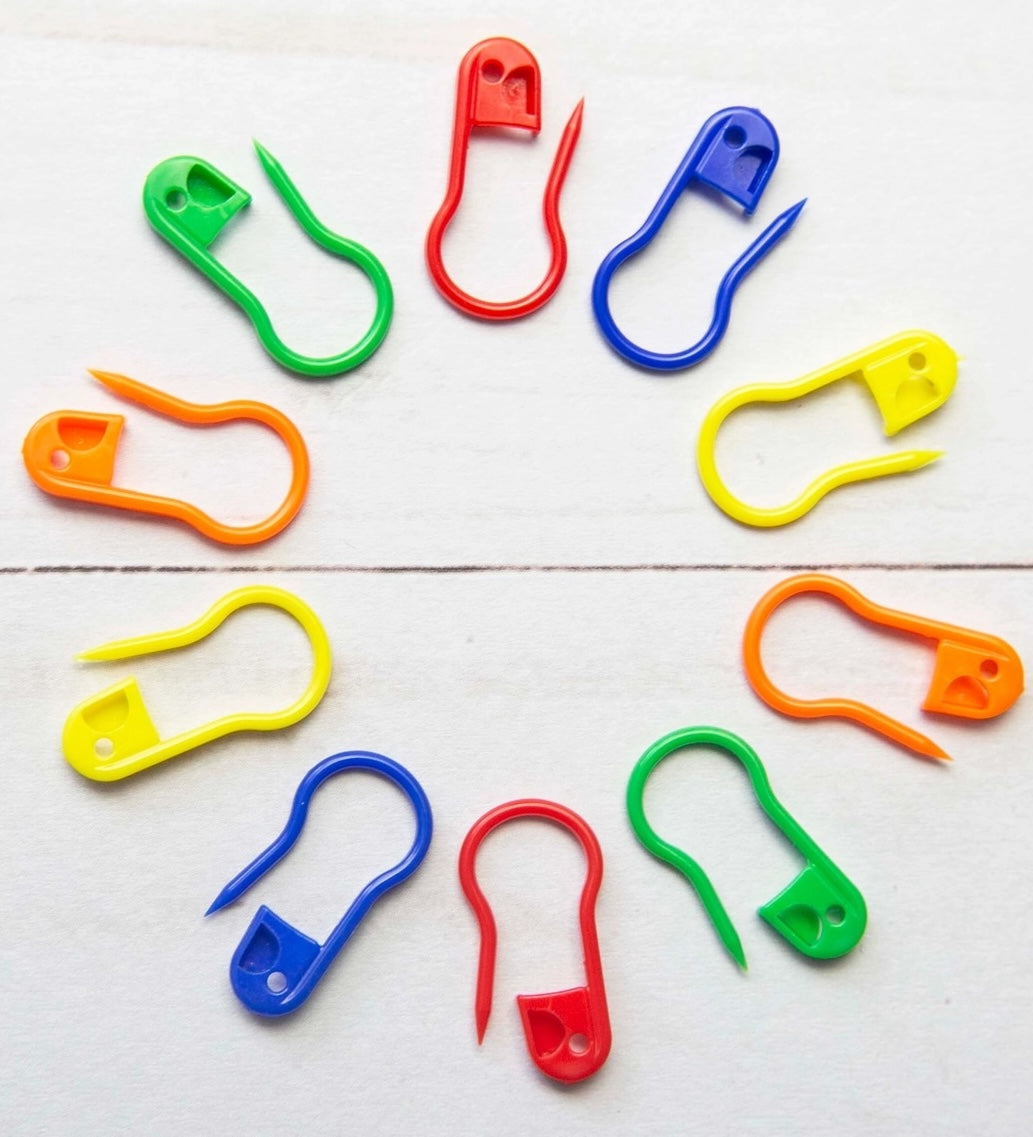 Open Locking Bulb Stitch Markers