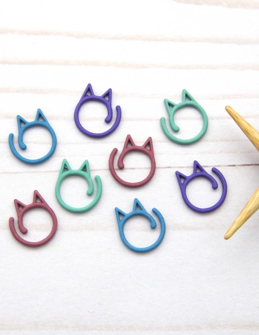 Colorful Cat Split Ring Markers