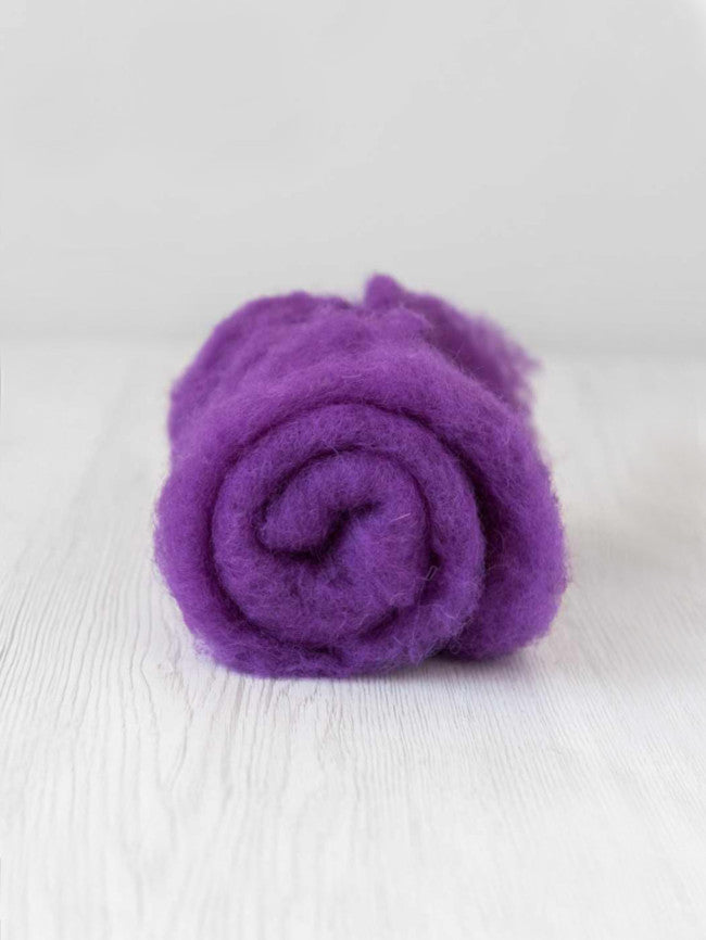 Carded Maori Wool Roving for felting