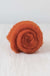 Carded Maori wool roving - Pumpkin