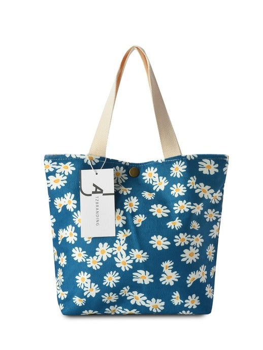 Corduroy Floral Totes