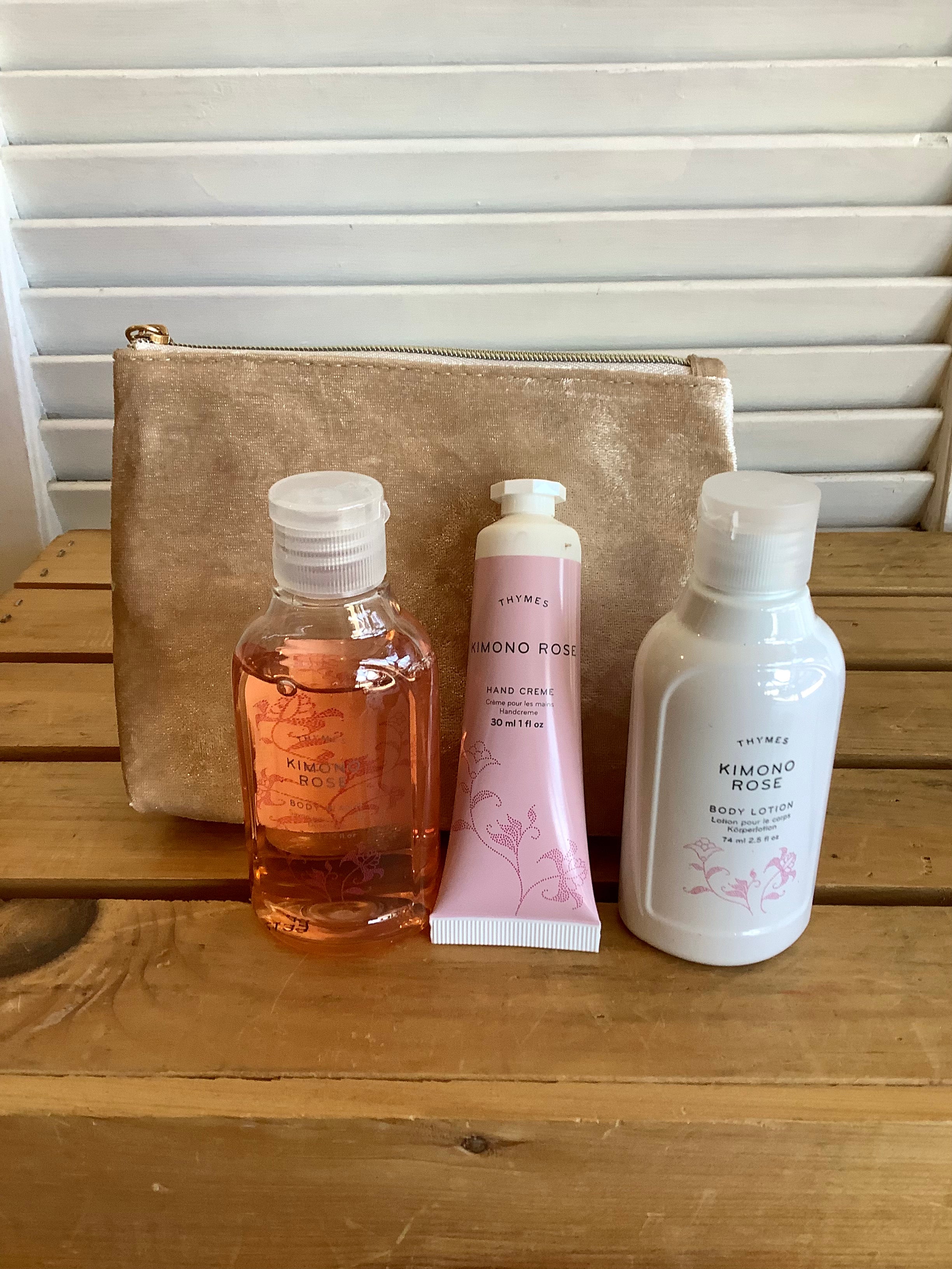 Kimono Rose Travel Set