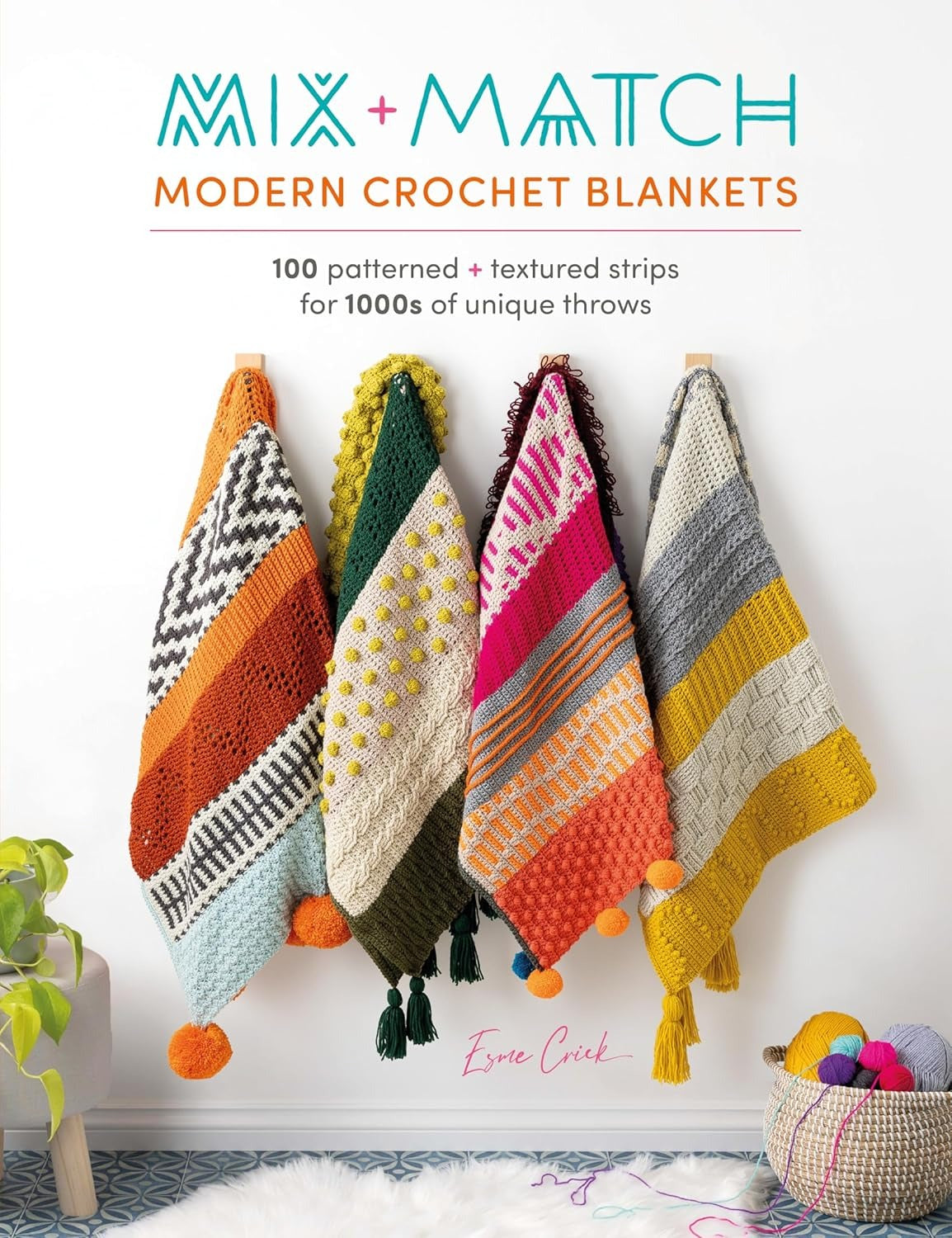 Mix & Match Modern Crochet Blankets