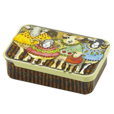 Sheep in Sweaters craft-themed tin from Emma Ball