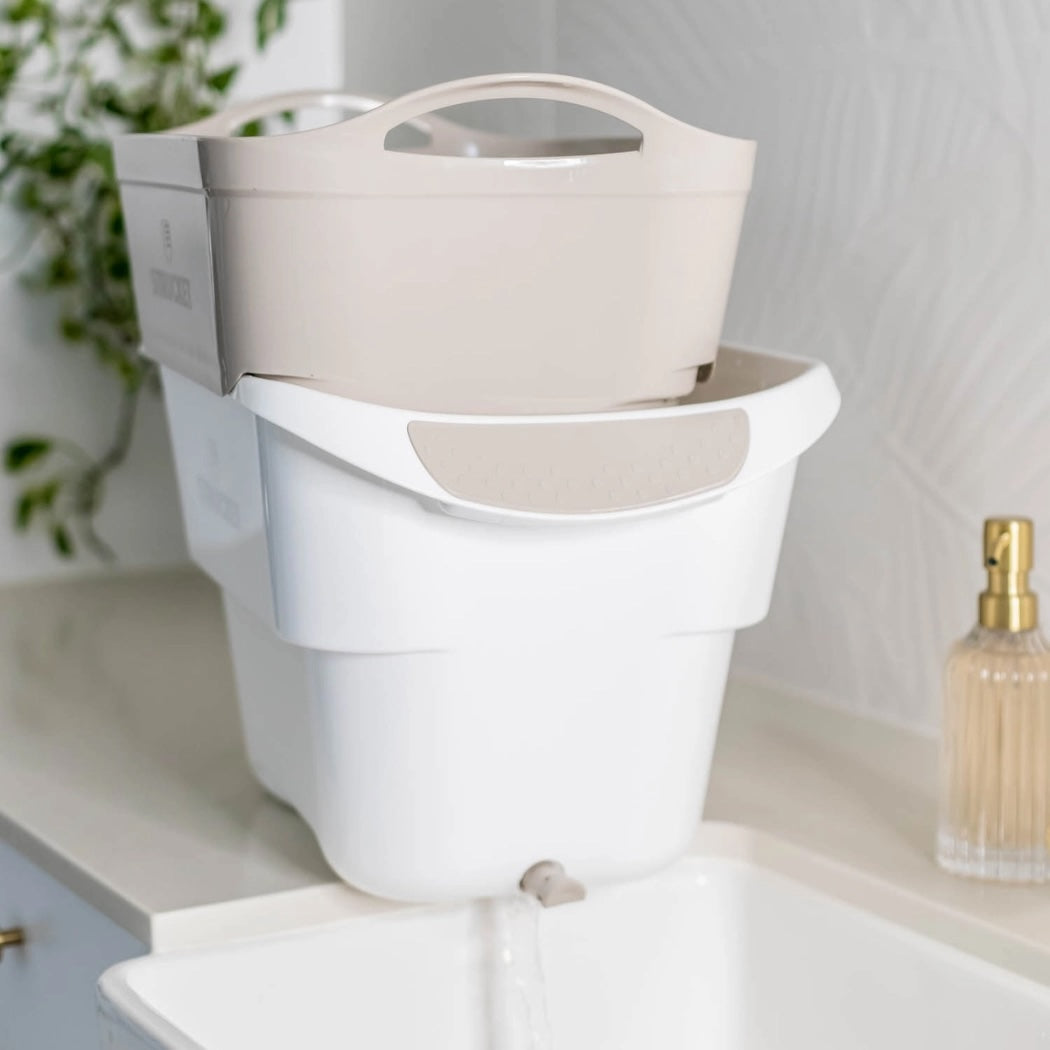 Strucket Tub - Integrated Strainer and Bucket