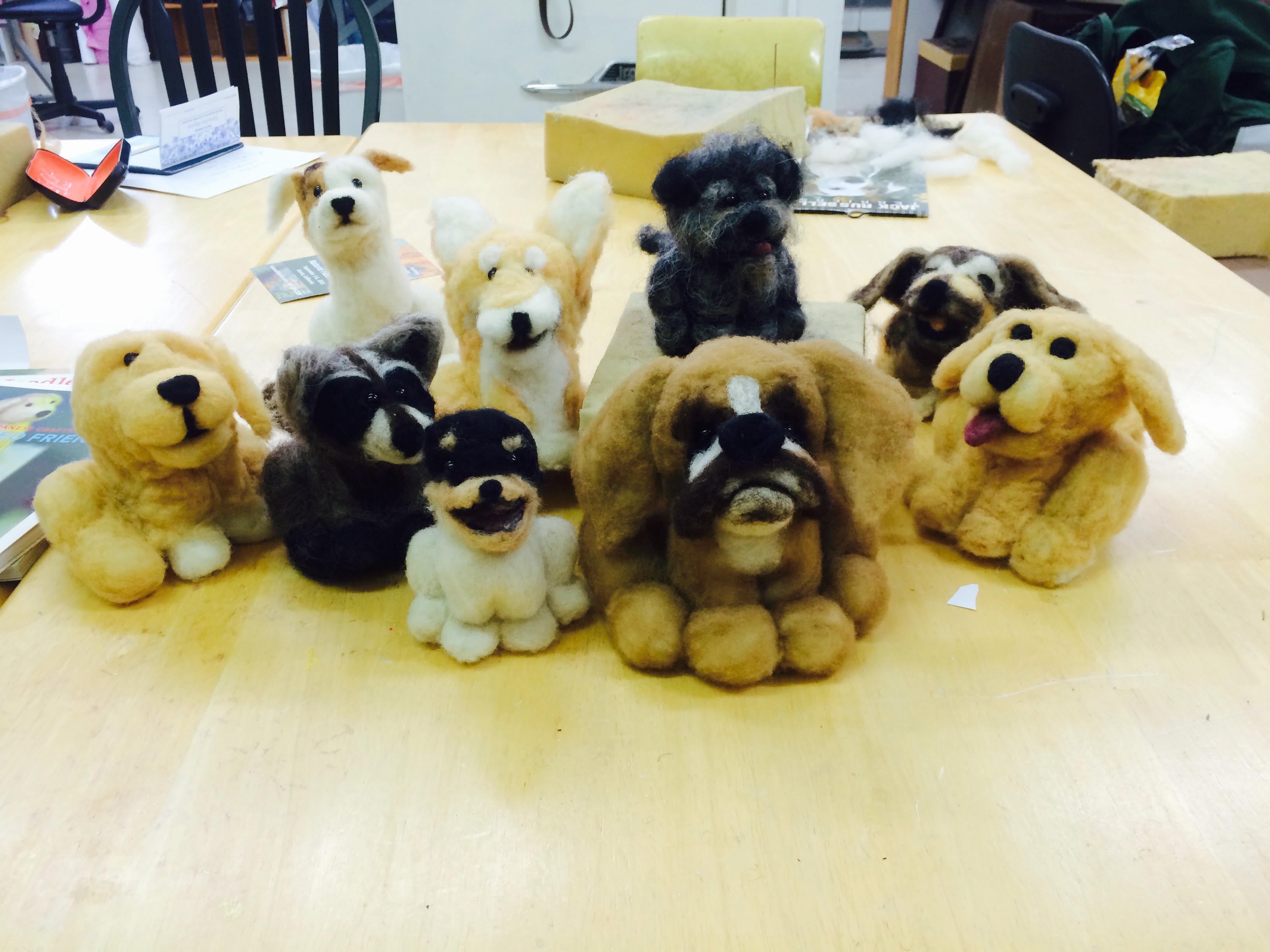 Puppies of Love Needle Felting Class with Corbin Brashear